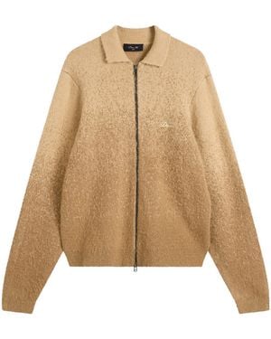 Dime Mohair Double Zip Knit - Natural