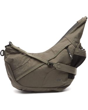 F/CE Textured Twill Horn Mini Shoulder Bag - Grey