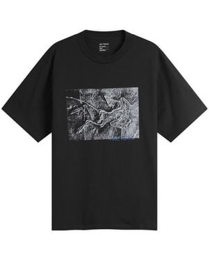 Arc'teryx Kragg Cotton Lithographica T-Shirt - Black