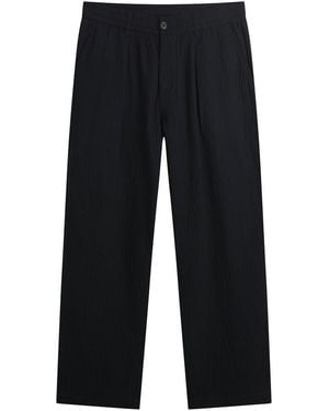 Universal Works Ospina Cotton Pleated Track Pant - Blue