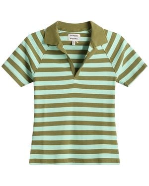Damson Madder Delphi Polo Top - Green