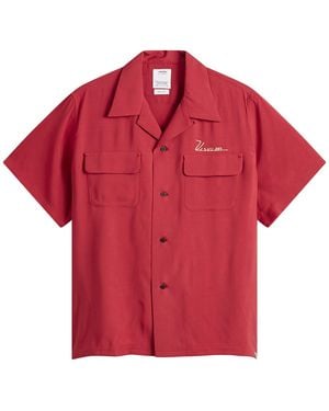 Visvim Judd Short Sleeve Shirt - Red