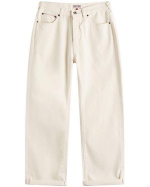 Dubbleware Selvedge 5 Pocket Jeans - Natural