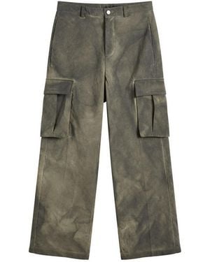Cole Buxton Cold Wash Cargo Trousers - Grey