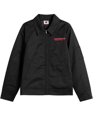 ICECREAM Drippy Quilted Work Jacket - Black