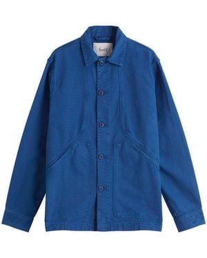 Forét Berry Canvas Overshirt - Blue