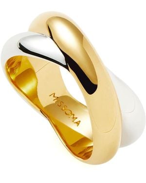 Missoma X Lucy Williams Chunky Entwine Ring - Yellow
