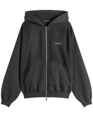 Cole Buxton Mini Logo Zipped Hoodie - Black