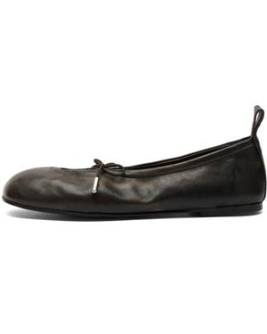 Alohas Rosalind Leather Ballet Flats - Black