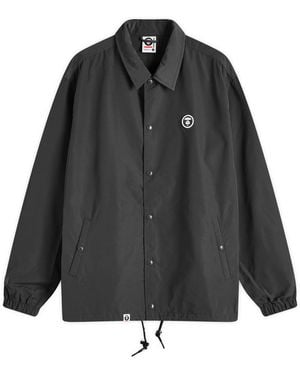 Aape By A Bathing Ape Aape Now Lightweight Coach Jacket - Black