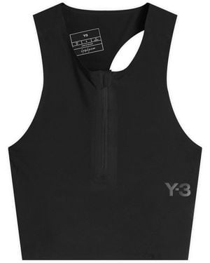 Y-3 Run Top - Black