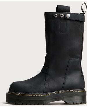Rick Owens X Dr. Martens Quad Sole Pull On Boot - Black