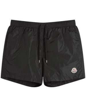 Moncler Logo Swim Shorts - Black