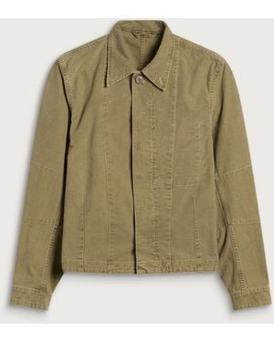 Our Legacy Pigment Knife Edge Twill Machine Jacket - Green