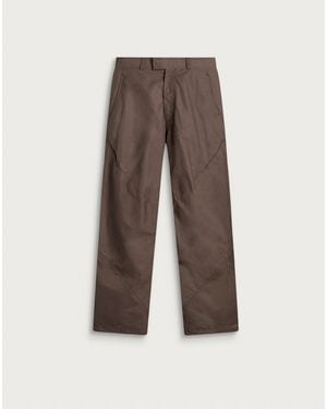 Goldwin 0 High Density Cotton Helicoid Pants - Brown
