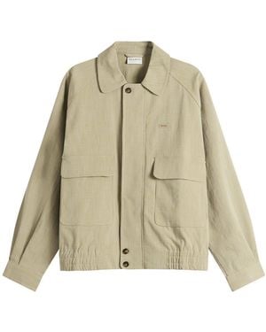 Drole de Monsieur Cotton Raglan Jacket - Green