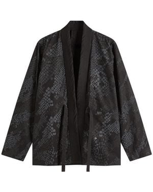 Maharishi Bonsai Python Camo Hanten Shirt - Black