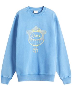 Drole de Monsieur Drole Cup Sweatshirt - Blue
