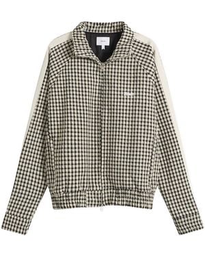 Rhude Gingham Hamptons Track Jacket - Black