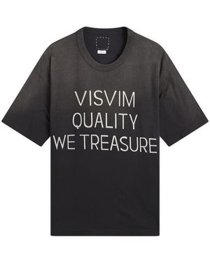Visvim Jumbo T-Shirt Dmgd - Black