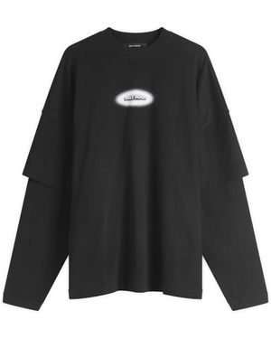 Daily Paper Layered T-Shirt - Black