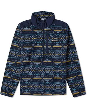 Columbia Jumper Weather Ii Printed Half Zip Fleece - Blue