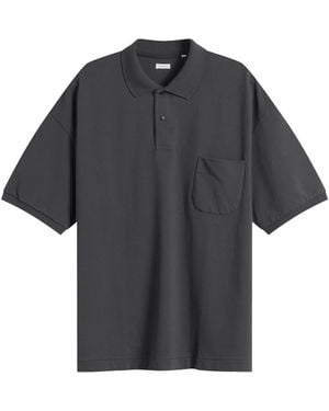 Nanamica Snap Polo Shirt - Black