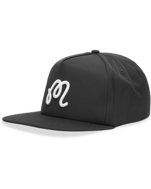 Malbon M Snap Back Cap - Black