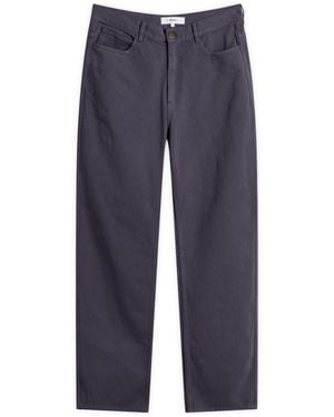 Palmes Coarse Pants - Blue