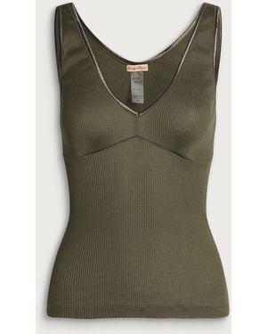 Fruity Booty V-Neck Tank Top - Green