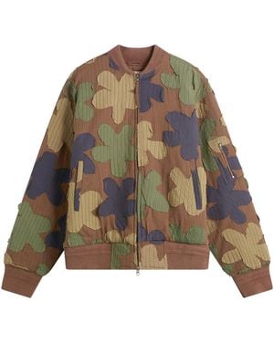 Kardo Max Camo Bomber Jacket - Green