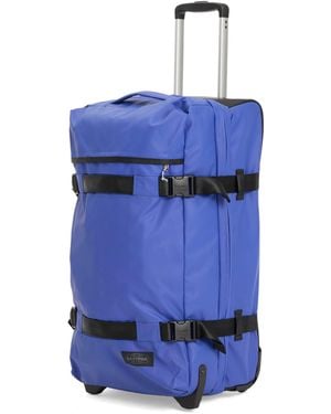 Eastpak Transit'R Medium Travel Bag With Wheels - Blue