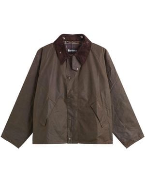 SEESEE Barbour Transport set-in sleeveＸＬ Barbour OS Transport Waxed Jacket | Bloomingdale's