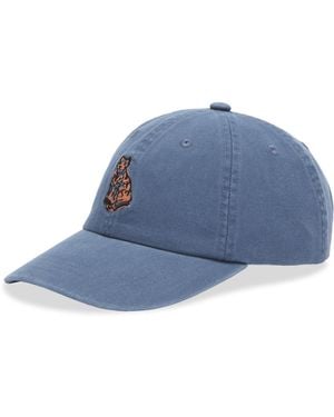 Folk Herringbone Cap - Blue