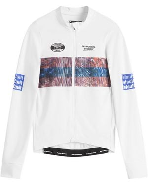 Pas Normal Studios T.K.O. Mechanism Long Sleeve Jersey - White