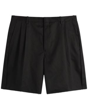 Maison Margiela Raw Hem Tailored Shorts - Black