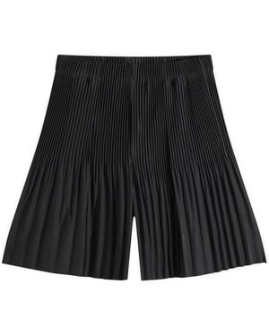 Homme Plissé Issey Miyake Pleat Short - Black