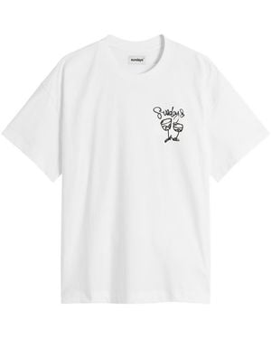 Sundays Wine T-Shirt - White