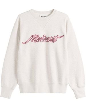 Isabel Marant Étoile Rise Logo Sweatshirt - White
