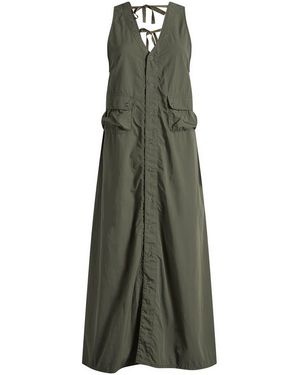 Beams Boy Nylon Midi Dress - Green