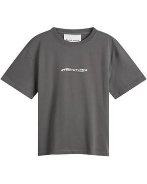 KA_YO_Prototype Boxy Logo T-Shirt - Gray