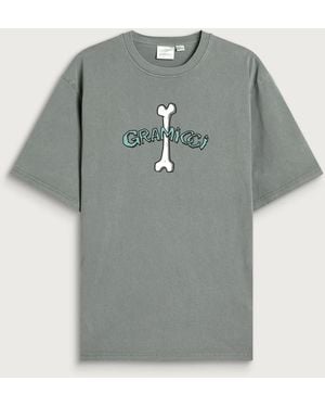 Gramicci Pigment Dyed Bone T-Shirt - Gray
