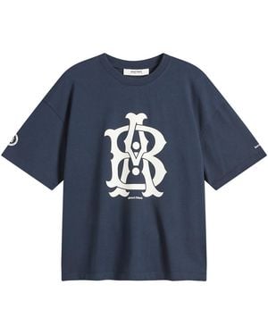 About Blank Varsity T-Shirt - Blue