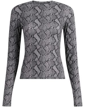 Skims Fits Everybody Long Sleeve Top - Grey