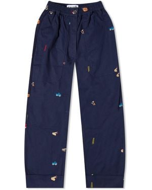 L.F.Markey Beckett Trouser - Blue
