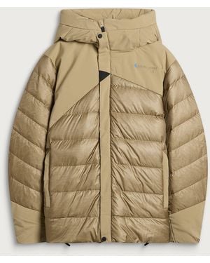 Klättermusen Rå Hooded Down Jacket - Natural