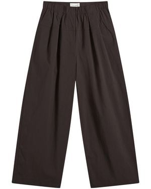 St. Agni Relaxed Pleat Trousers - Grey