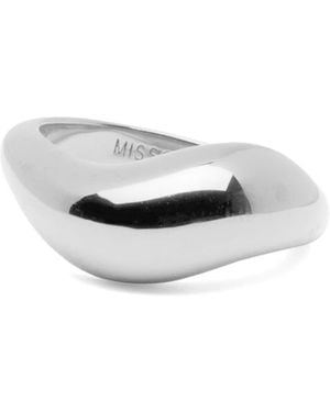 Missoma Savi Signature Stacking Ring - White