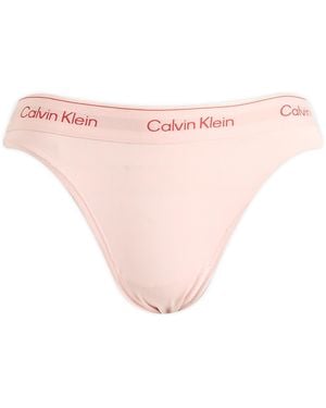 Calvin Klein Icon High Leg Tanga Brief - Pink