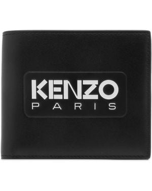 KENZO Logo Wallet - Black